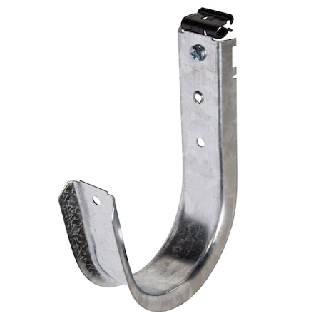 Winnie Industries 4in. J Hook with Hammer on Flange 1/8in. to 1/4in., 25PK WJH64HOK-24